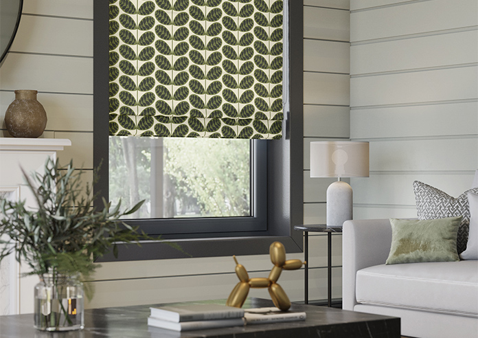 Orla Kiely Botanica Stem, Green - Roman Blind - Image 5